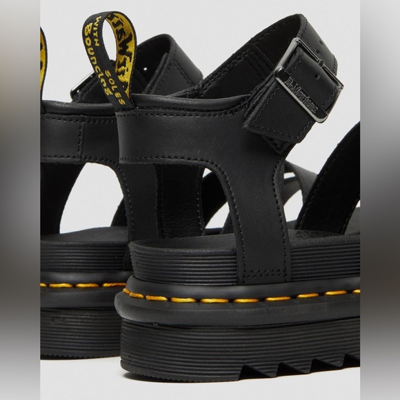 DR. MARTENS BLAIRE HYDRO LEATHER STRAP SANDALS - Picture 2 of 13